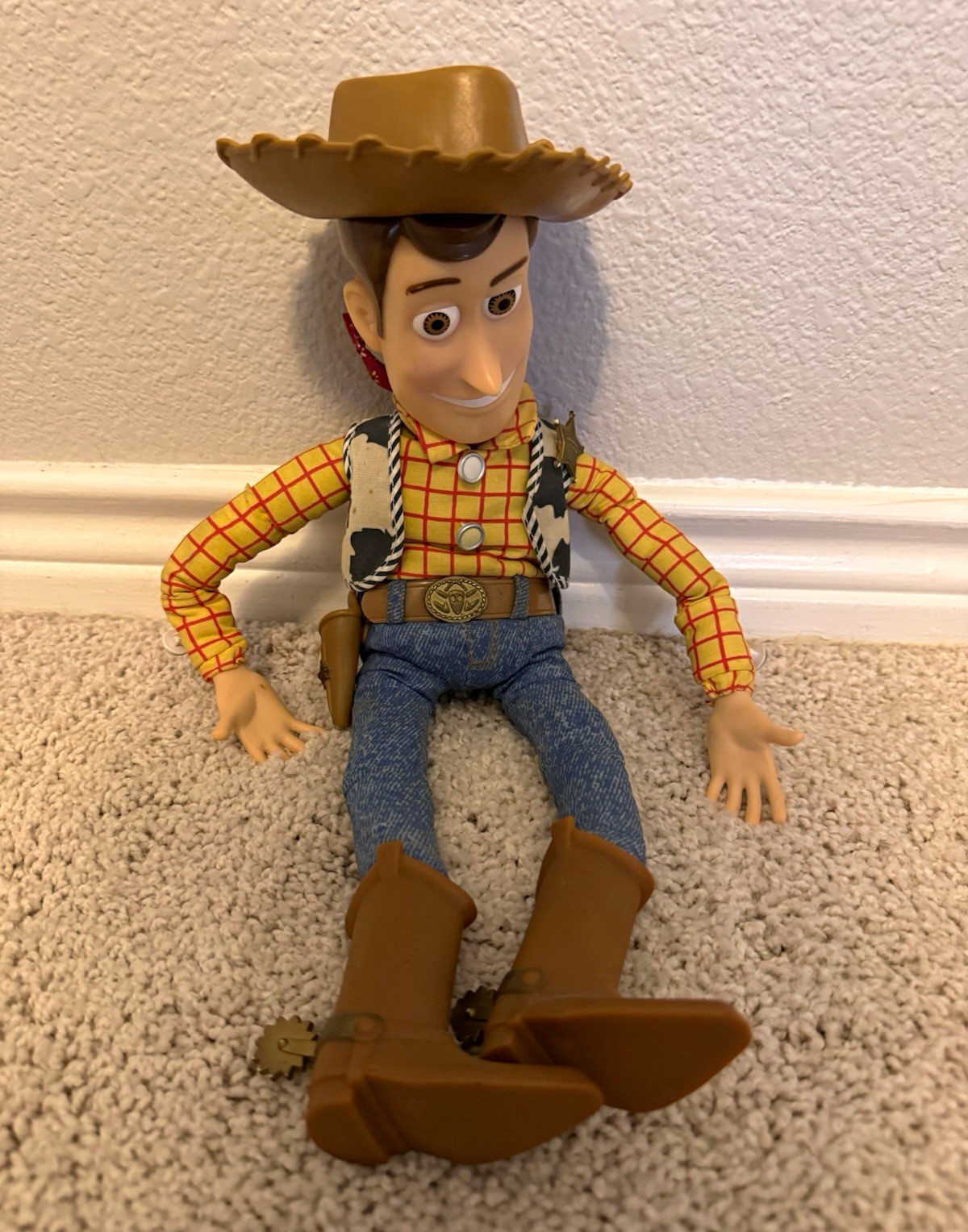 Disney Pixar Toy Story Woody Doll Figure, Multicolor, Plastic/Fabric, Hat Disney Pixar Toy Story Woody Doll Figure, Multicolor, Plastic/Fabric, Hat