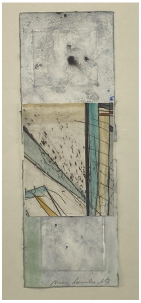 Original Marc Lambrechts Mixed Media On Paper With Gallery Provenance Ships Free