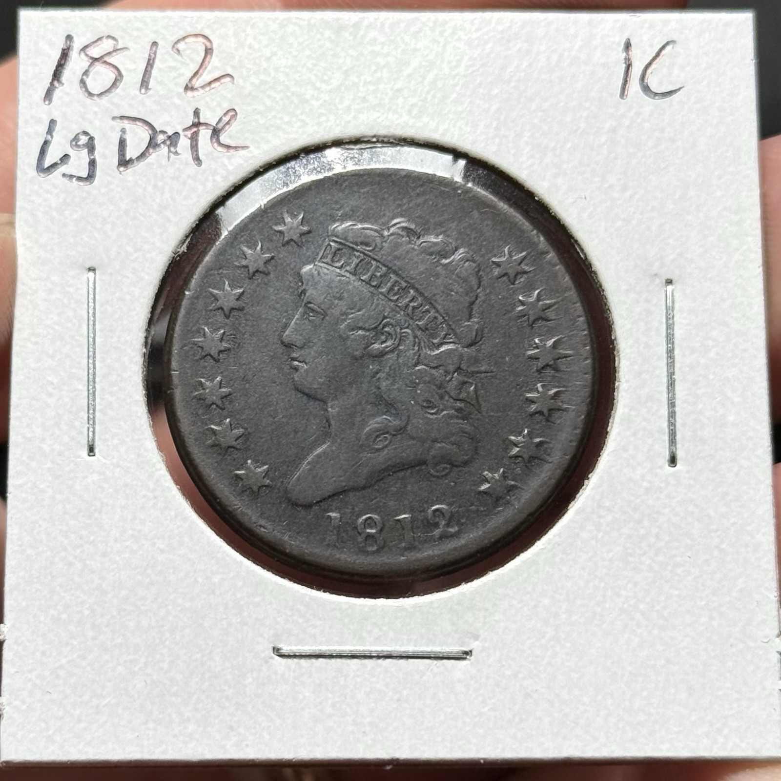 1812 1C Large Date Classic Head Large Cent 1812 1C Large Date Classic Head Large Cent