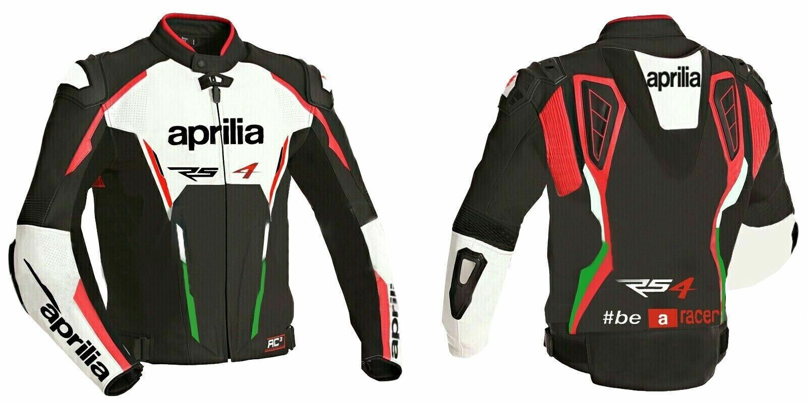 Handmade Men\'s Motorbike Leather Jacket Stylish Racing Sport Armor Jackets