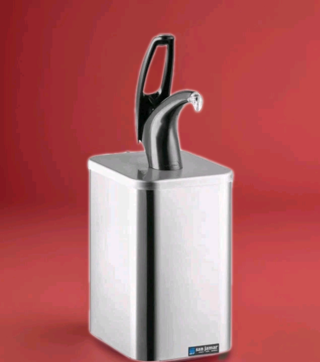 San Jamar P4900BK Universal Countertop Condiment Pump Dispenser System Black New
