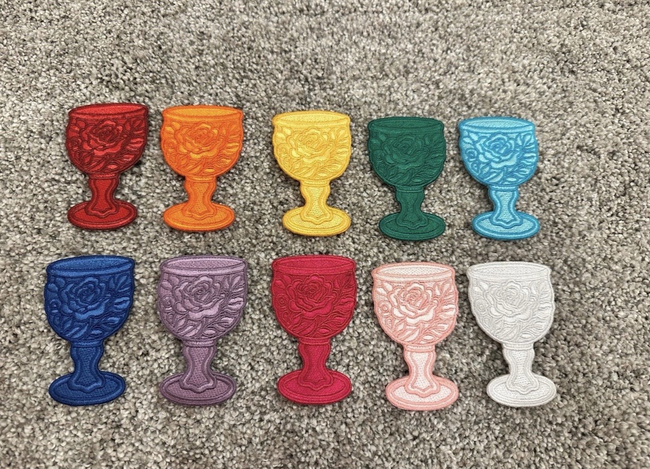 Madonna Inn Goblet Patch Set Madonna Inn Goblet Patch Set