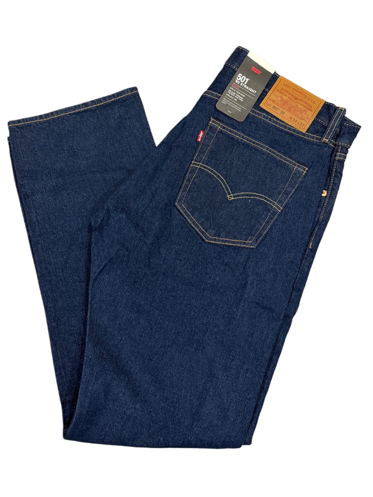 Levi's Premium 501 '93 Straight Fit Mens Jeans Color Rinse Blue 798300241 Levi's Premium 501 '93 Straight Fit Mens Jeans Color Rinse Blue 798300241
