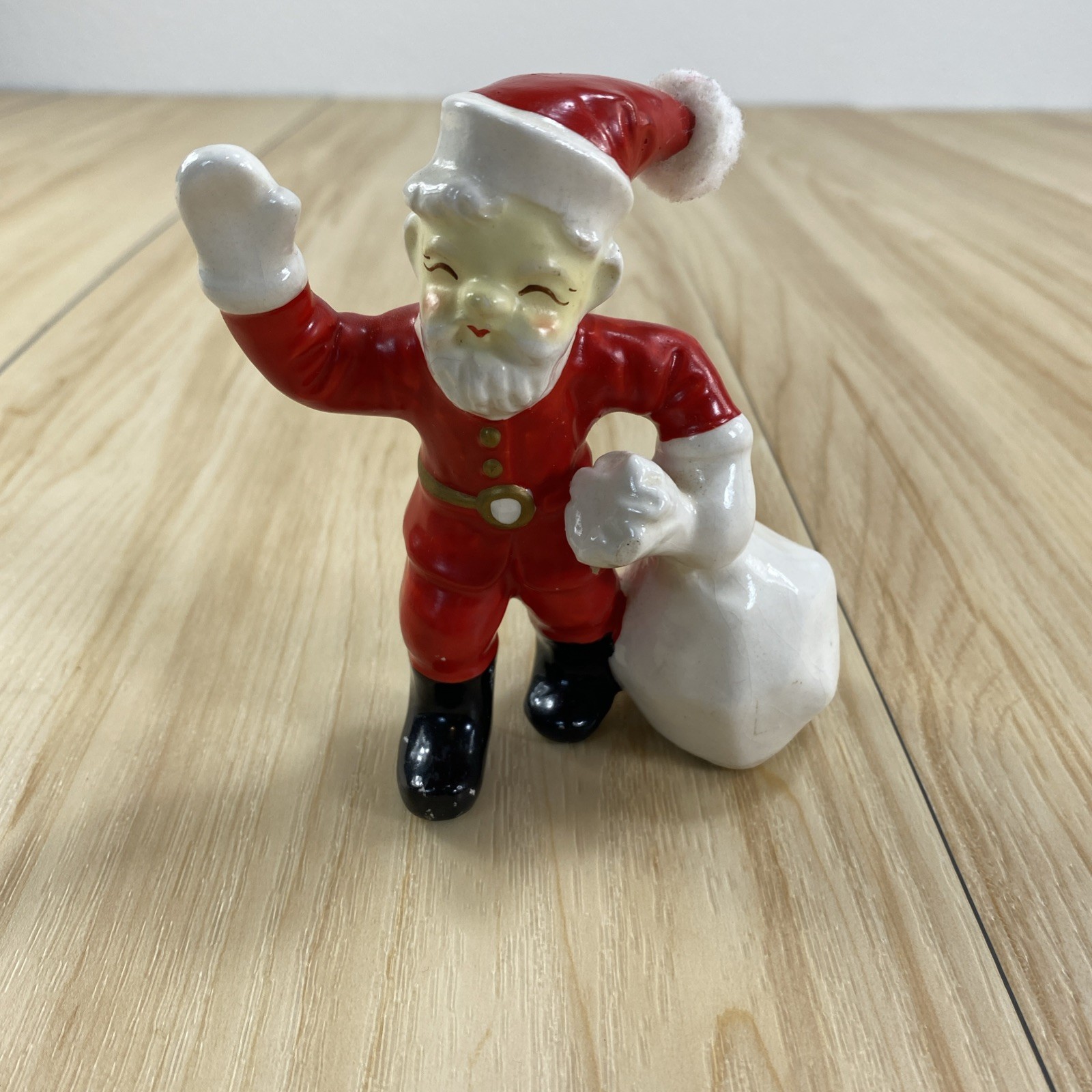 Vintage Santa Clause With Toy Bag 4