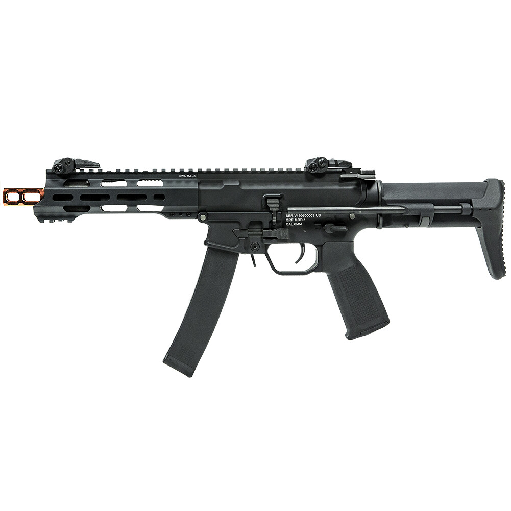KWA Full Metal QRF MOD.1 PDW AEG 2.5 Airsoft Rifle w/ Adjustable FPS 104-01501