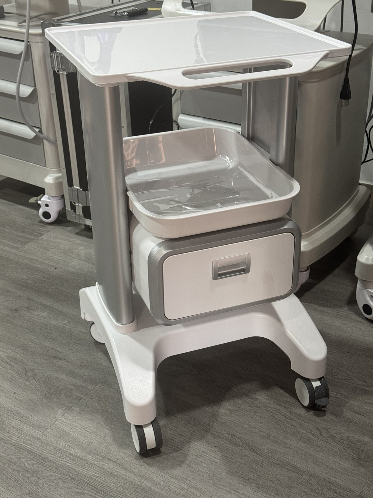 Medical Trolley Cart Drawer Mesa Wheels Beauty Spa lasers 