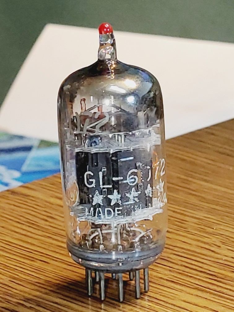 GE GL6072 1963 Five Star Red Tiptriple micablack platelow noise 1 tube l G2U GE GL6072 1963 Five Star Red Tiptriple micablack platelow noise 1 tube l G2U