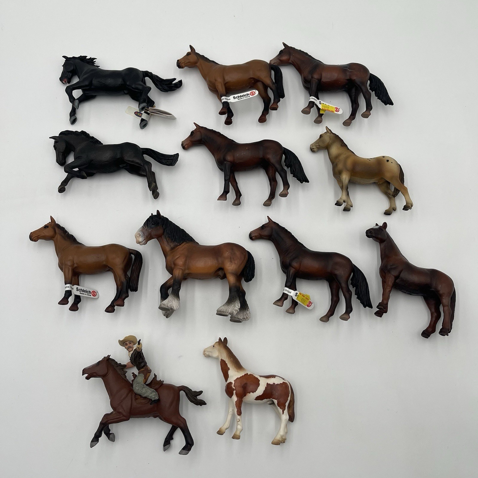 Vtg Schleich Papo Horses Pony Figures Mixed Lot of 12 Mares Foals 90s-2000s New Vtg Schleich Papo Horses Pony Figures Mixed Lot of 12 Mares Foals 90s-2000s New