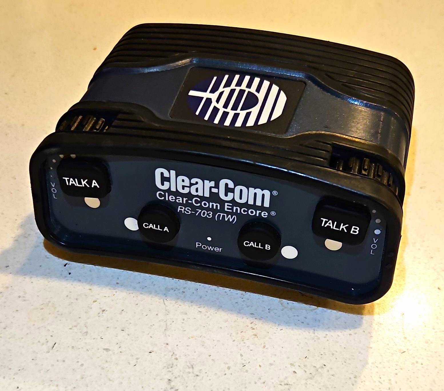 Clear-Com Encore RS-703 (TW) 2-Channel Analog Intercom Beltpack - Tested Working Clear-Com Encore RS-703 (TW) 2-Channel Analog Intercom Beltpack - Tested Working