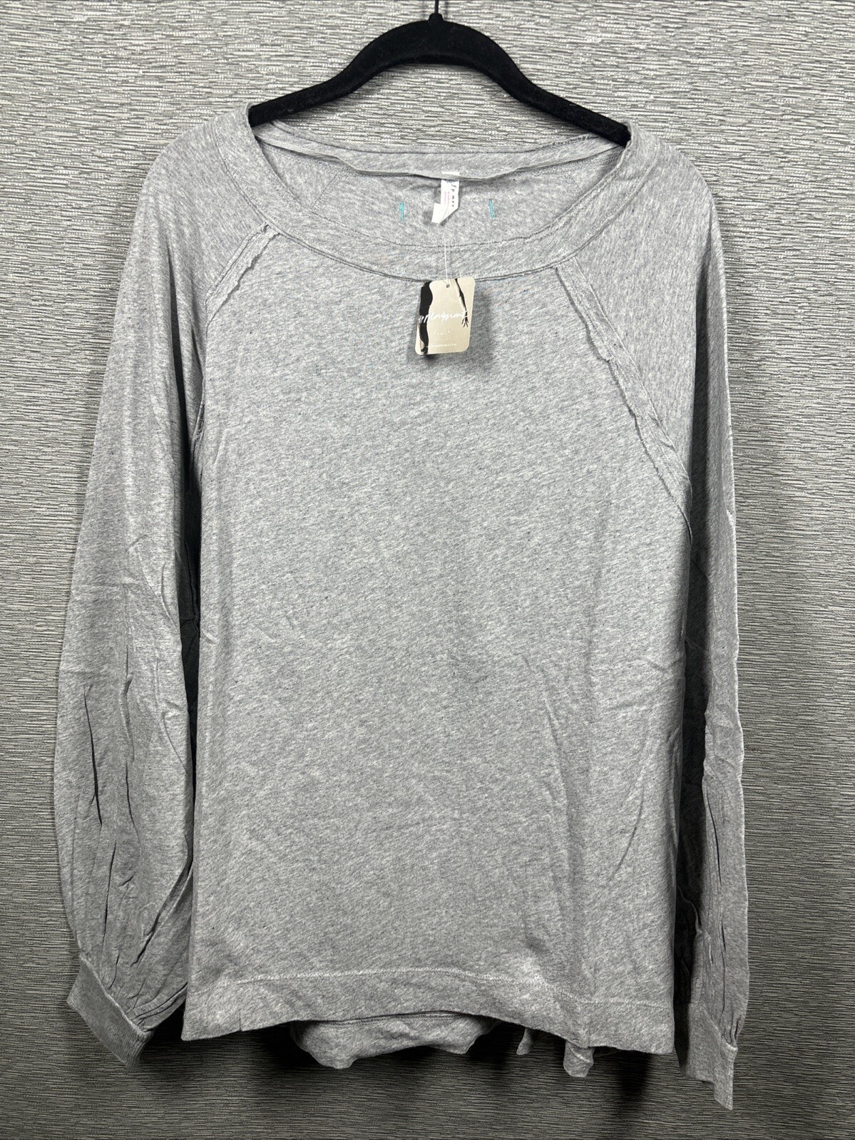 Free People Movement Womens Gray - Size XS - Shes Everything Long Sleeve NEW
