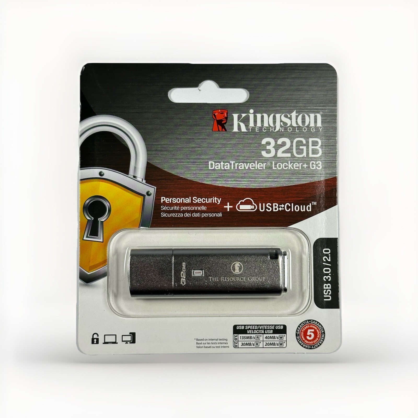 Kingston 32GB DataTraveler Locker+ G3 USB 3.0 Hardware Encrypted Flash Drive Kingston 32GB DataTraveler Locker+ G3 USB 3.0 Hardware Encrypted Flash Drive