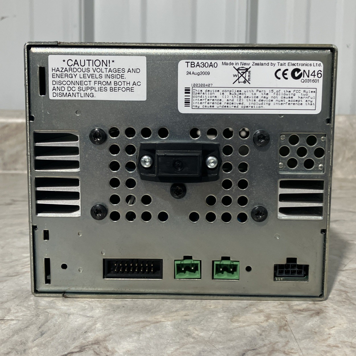 Tait Electronics TBA30A0-0100 Power Management Unit 88-264 VAC 14 Amp - UNTESTED