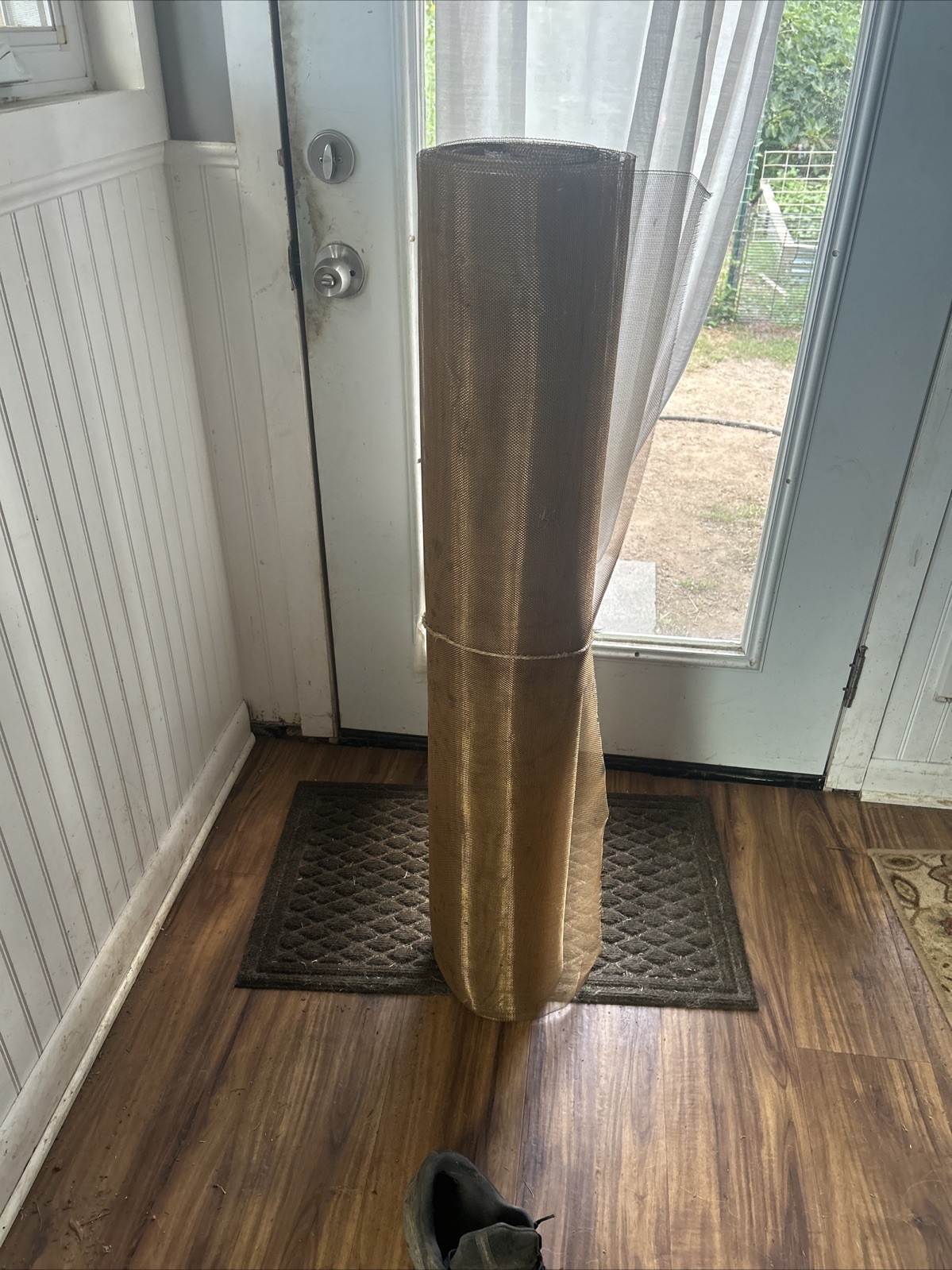 Brass Wire Mesh Roll 27ft X 3ft 7in Brass Wire Mesh Roll 27ft X 3ft 7in