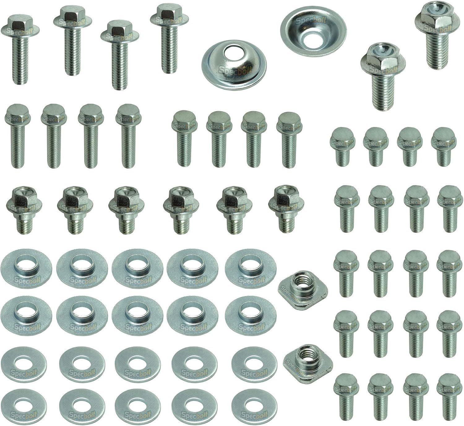 64-Piece Specbolt Body Bolt Kit for Suzuki RM/RMZ Models