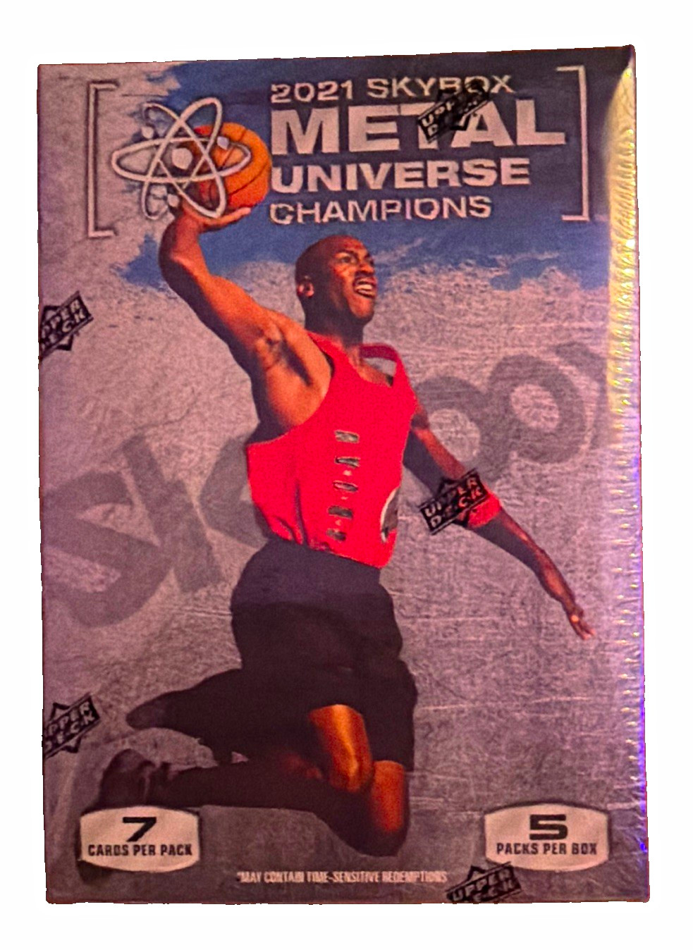 2021 SkyBox Metal Universe Champions Blaster Box 35 Cards MJ  Gold Auto 