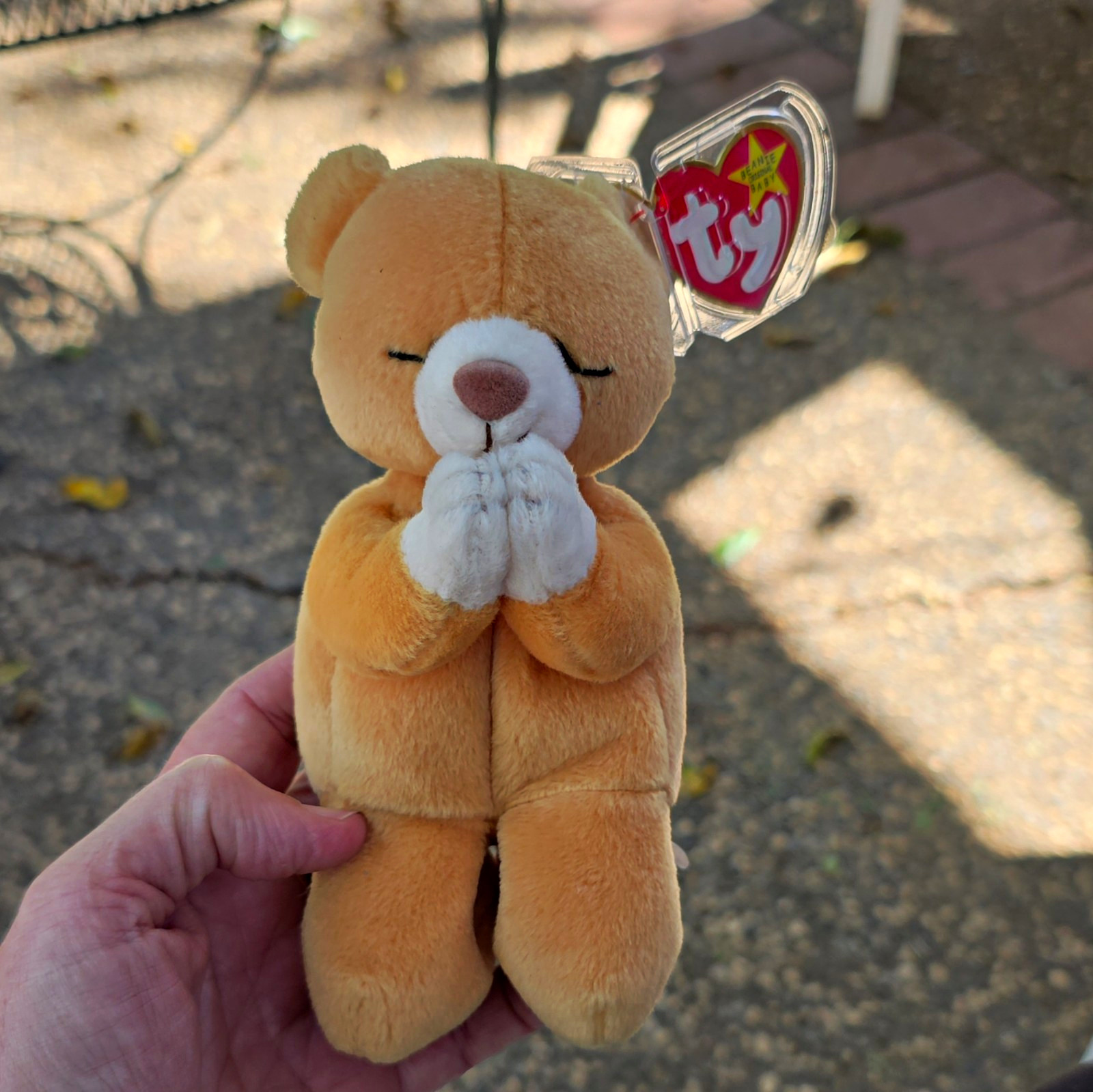 Ty Beanie Babies Hope Bear Plush Beanbag 1998 Vintage Retired with Tags Ty Beanie Babies Hope Bear Plush Beanbag 1998 Vintage Retired with Tags