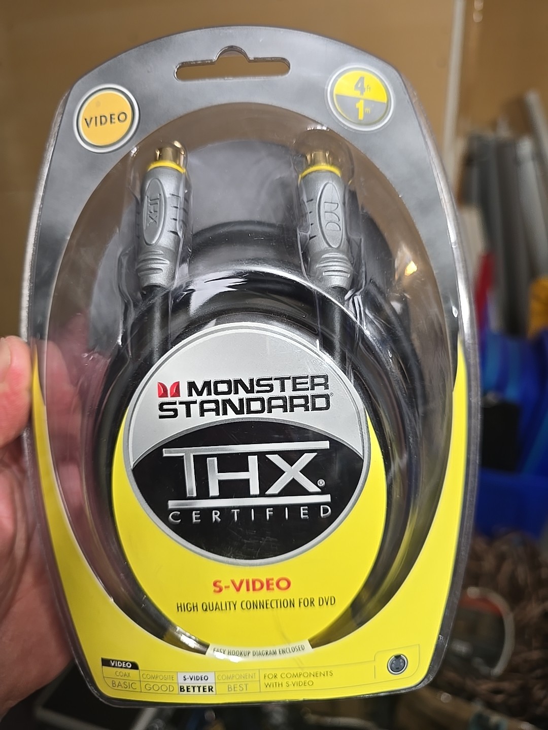 Monster Standard THX Certified 4\' Foot Component Video Cable