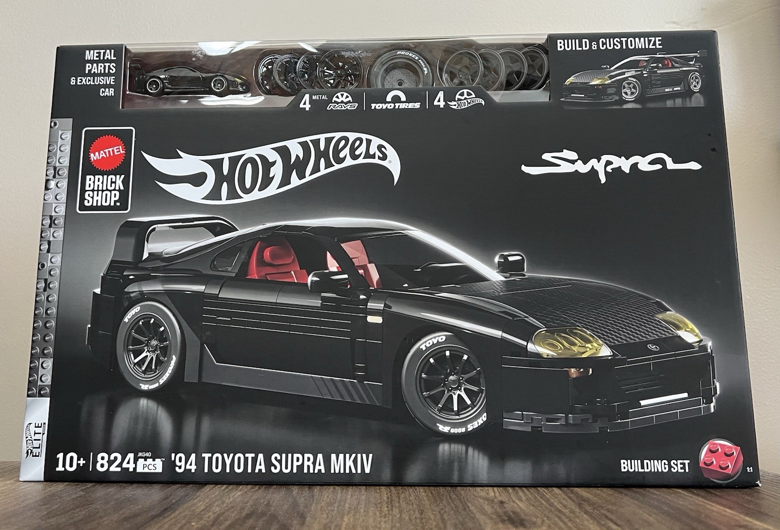 Mattel Brick Shop Hot Wheels Elite Series '94 Toyota Supra MKIV Building Set Mattel Brick Shop Hot Wheels Elite Series '94 Toyota Supra MKIV Building Set