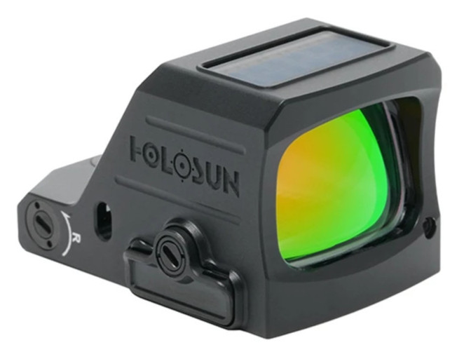 Holosun 7075-T6 Aluminum Open Solar Shake Awake Gold 2 MOA Gold Dot HS407C-X3-GD Holosun 7075-T6 Aluminum Open Solar Shake Awake Gold 2 MOA Gold Dot HS407C-X3-GD