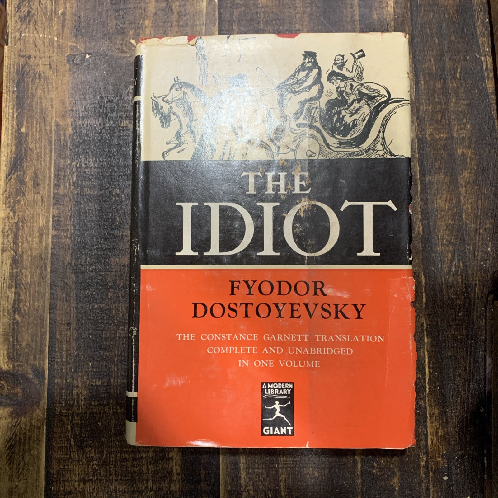 The Idiot Fyodor Dostoyevsky 1962 - Modern Library - DJ - Illustrated