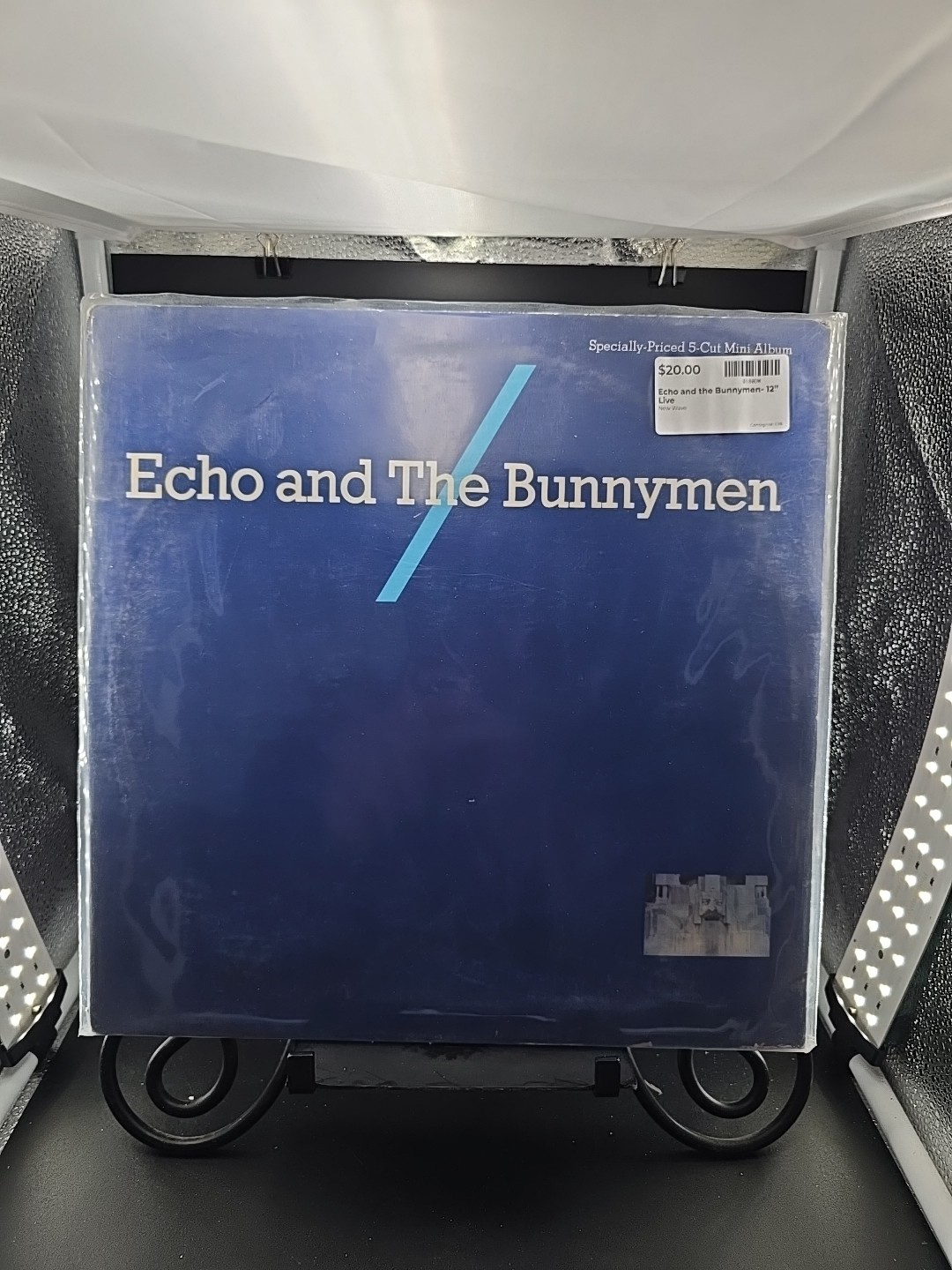 RARE Echo and the Bunnymen Self Titled 1983 SIRE RECORDS Mini-LP VG+/VG