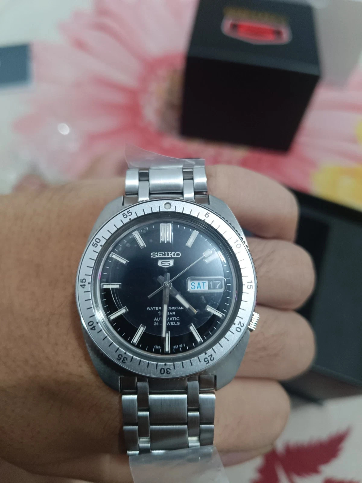 Seiko 5 Sports SRPL93K1 Gene Kranz Heritage Limited Edition Automatic Black Dial Seiko 5 Sports SRPL93K1 Gene Kranz Heritage Limited Edition Automatic Black Dial