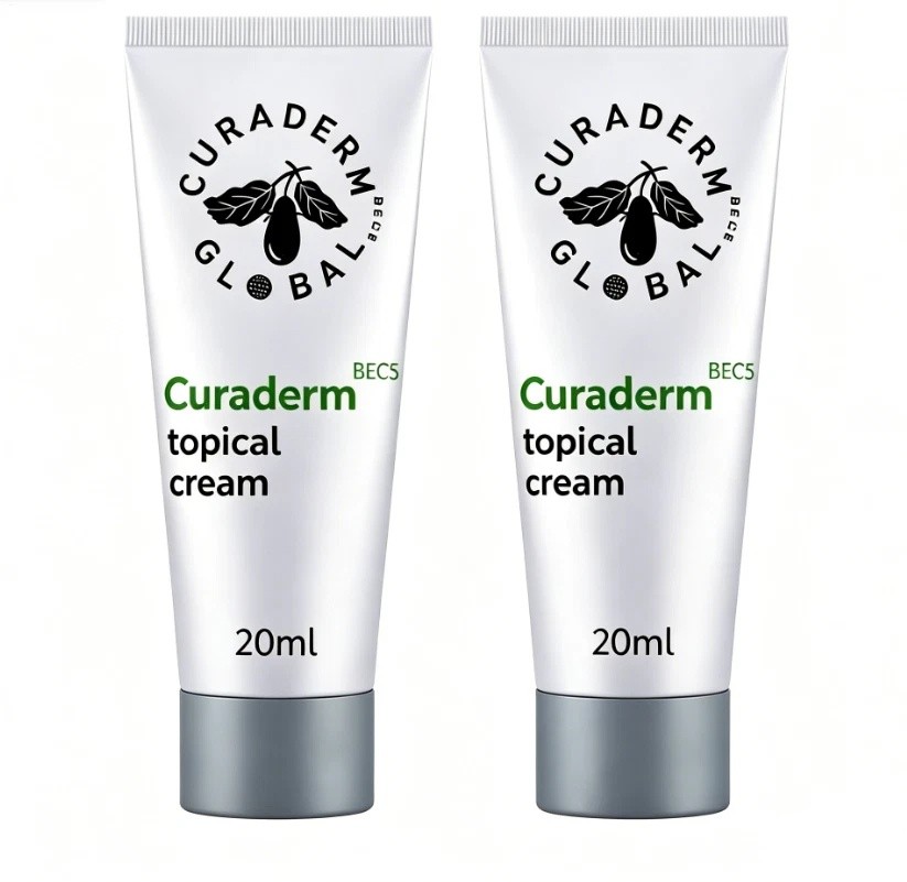2Pack Curaderm BEC5 Cream 20ml New in Stock