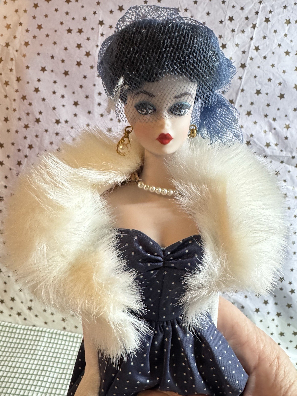 1991 Barbie Gay Parisienne Porcelain Limited Edition w/ Box  07554 #1 NEW