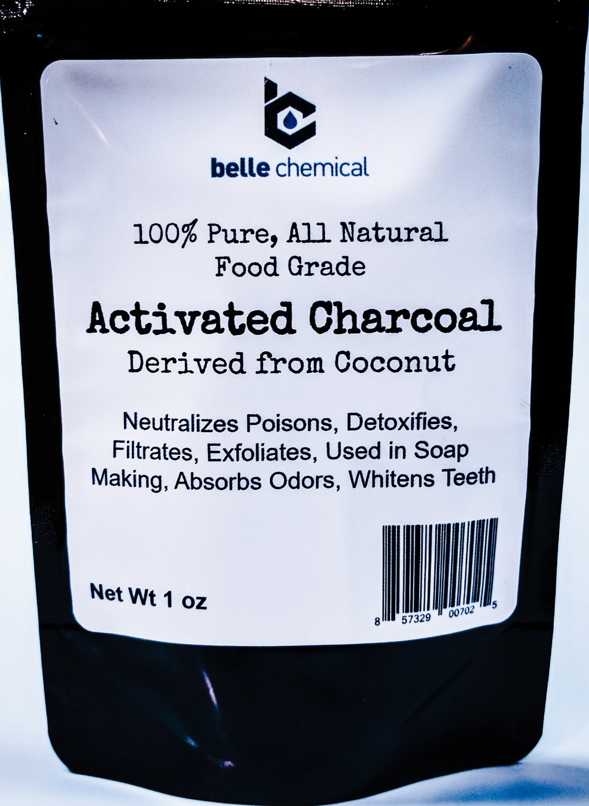 Coconut Activated Charcoal Powder - Food Grade - Kosher - Halal