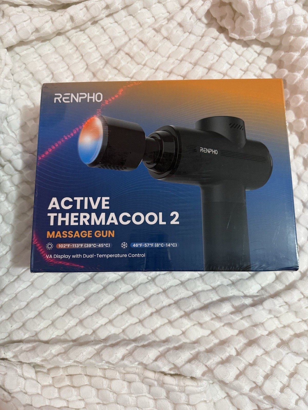 RENPHO Active Thermacool 2 Massage Gun with Heat and Cold NEW / Factory Sealed RENPHO Active Thermacool 2 Massage Gun with Heat and Cold NEW / Factory Sealed