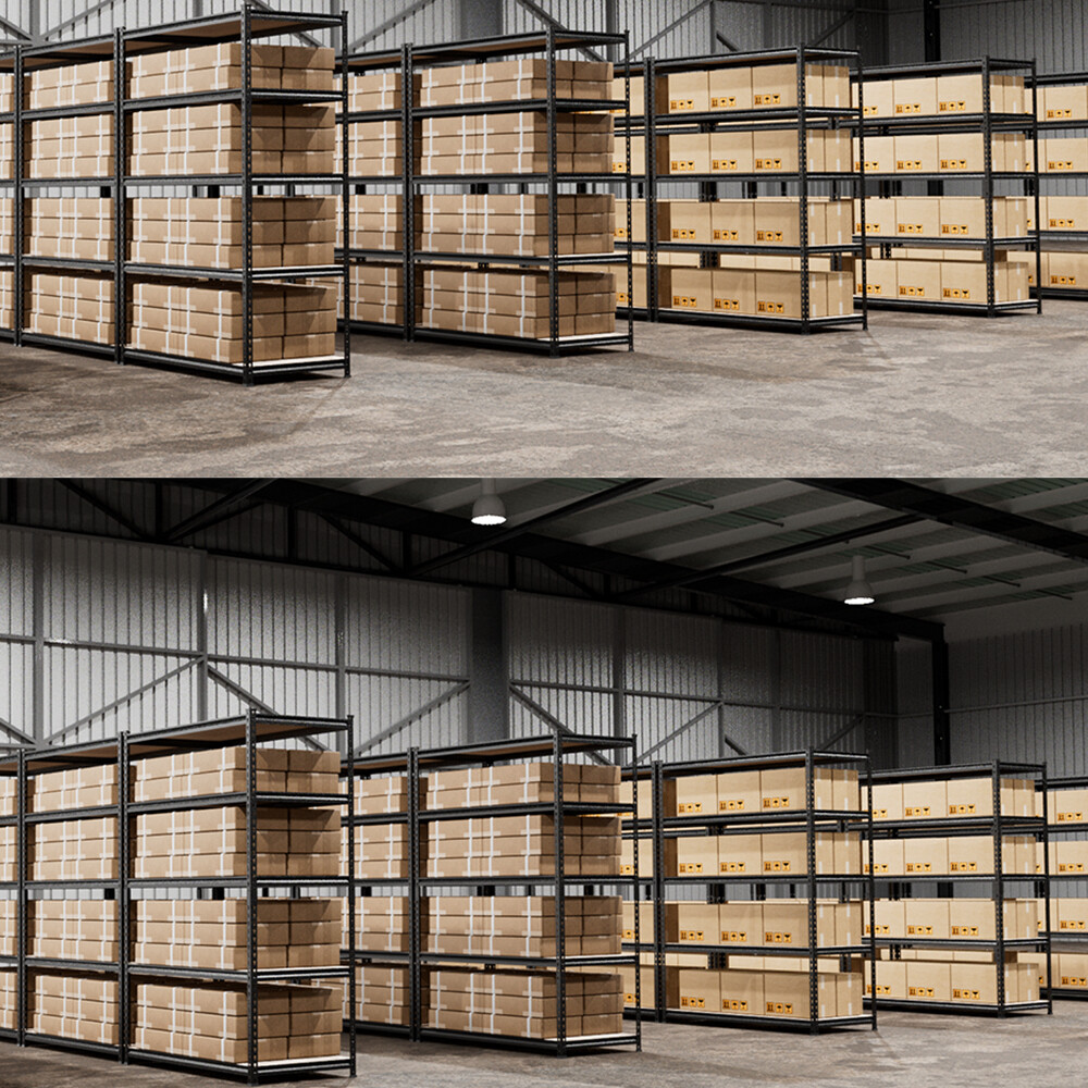 WORKPRO 10-Pack 5-Tier Metal Storage Shelving Unit Heavy Duty Shelf for Warehous WORKPRO 10-Pack 5-Tier Metal Storage Shelving Unit Heavy Duty Shelf for Warehous