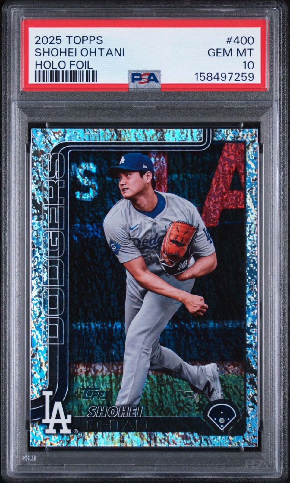 PSA 10 Shohei Ohtani Holofoil 2025 Topps Series 2 #400 Los Angeles Dodgers SP