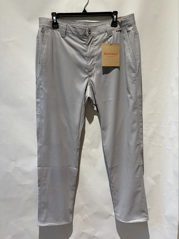 SIMMS MENS SUPERLIGHT FISHING PANTS IN SHALE 14334-036-34R 34WX32L NWT