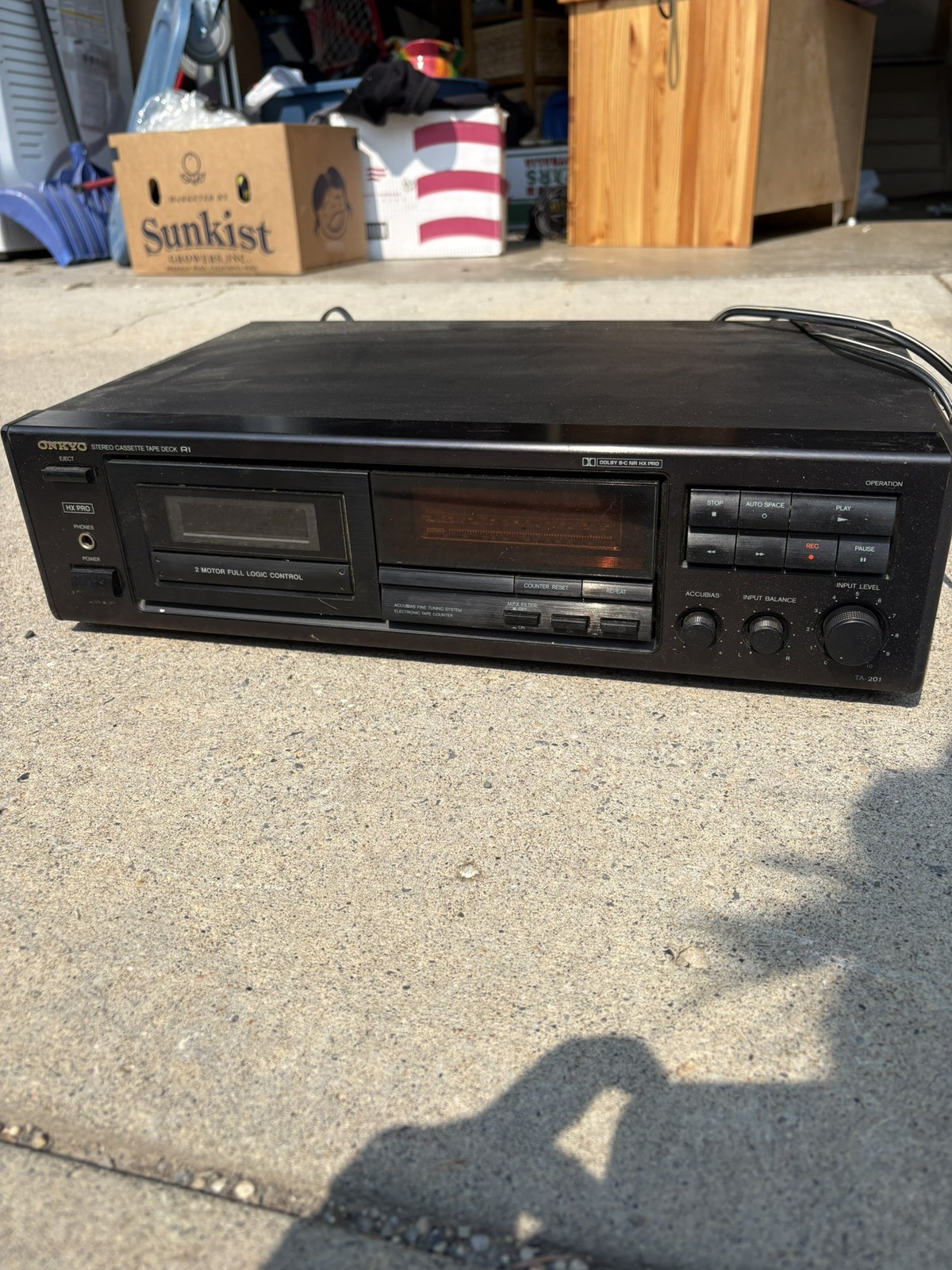 onkyo cassette deck TA-201 onkyo cassette deck TA-201