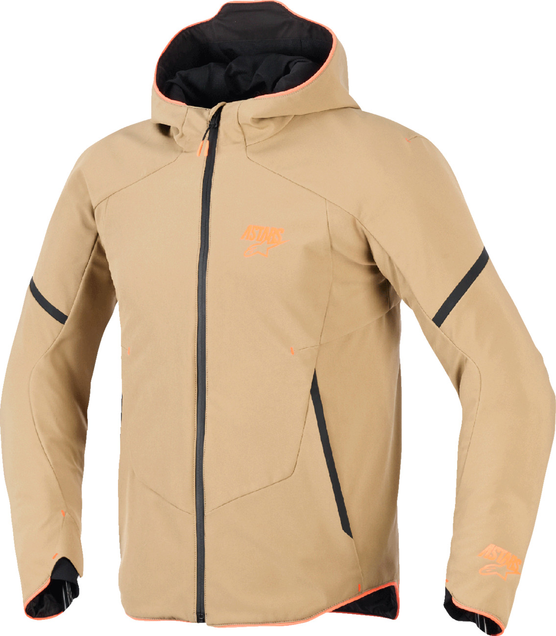 ALPINESTARS - Aeroshell Jacket Dark Khaki/Black/Orange Md | 3200226-8038-M