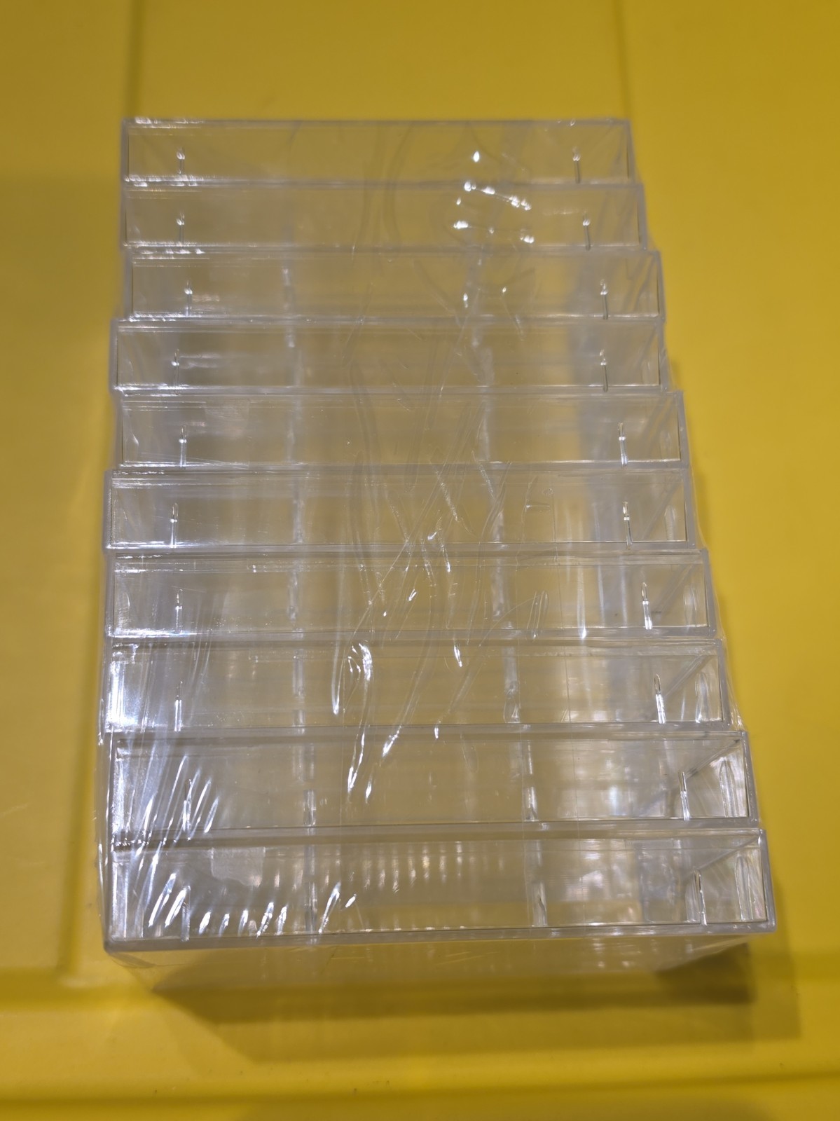 10 Cassette Tape Cases Classic Norelco Style Boxes Crystal Clear & Durable 10 Cassette Tape Cases Classic Norelco Style Boxes Crystal Clear & Durable