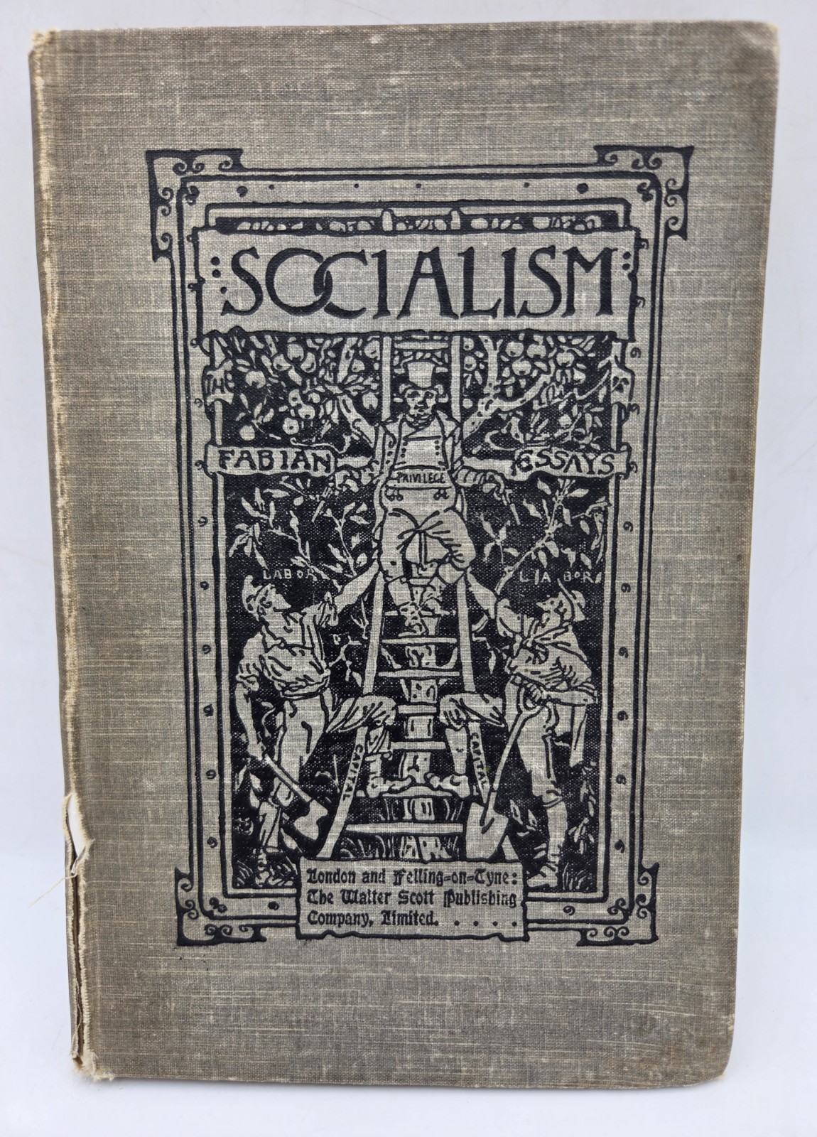 Fabian Essays in Socialism George Bernard Shaw Walter Crane Cover Hardcover 
