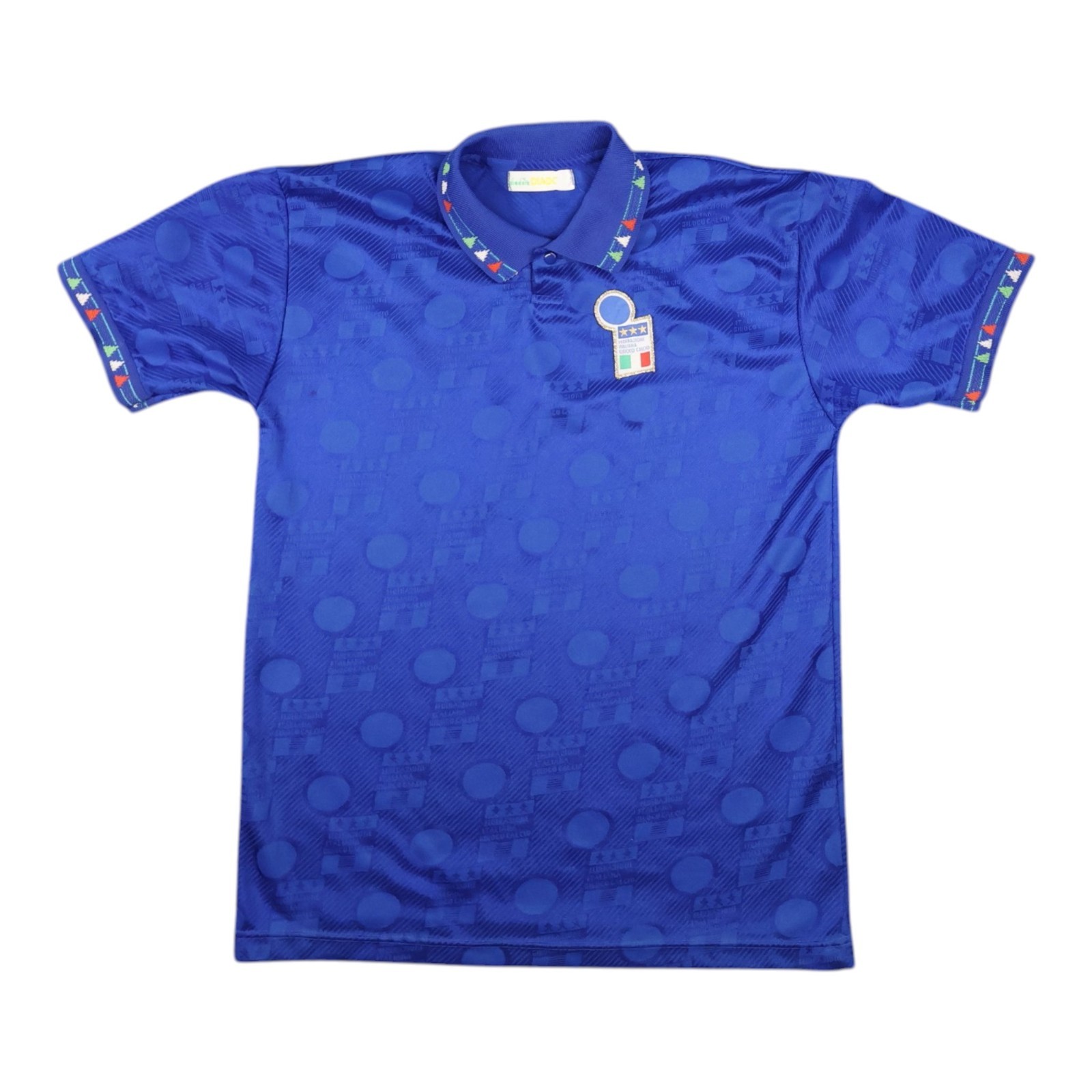 VTG Italy Shirt Mens MEDIUM Blue 1994 FIFA World Cup Soccer Home Diadora Size M VTG Italy Shirt Mens MEDIUM Blue 1994 FIFA World Cup Soccer Home Diadora Size M