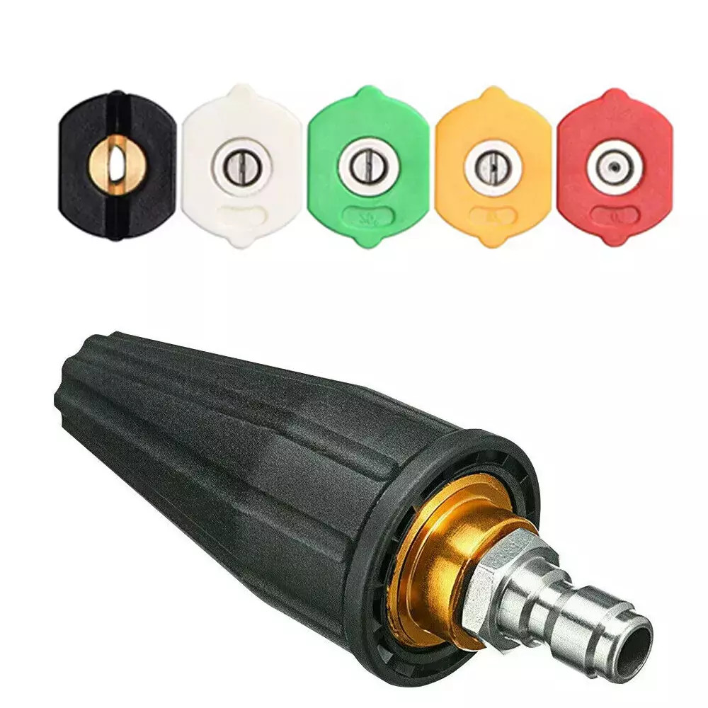 4.0GPM High Pressure Washer Rotating Turbo Nozzle Spray Tip 4000PSI 1/4