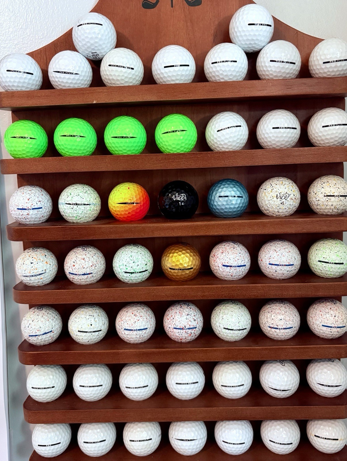 48 Vice Pro / Pro Plus Multicolor Tour Preferred Golf Balls, Grade MINT 48 Vice Pro / Pro Plus Multicolor Tour Preferred Golf Balls, Grade MINT