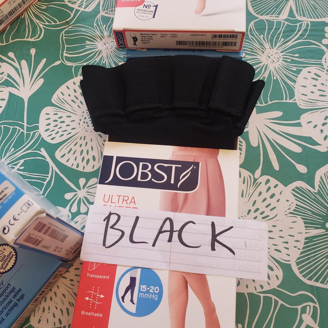 Jobst Ultra Sheer CT 15-20 Compression THIGH High Stockings Size Color Lace Regu