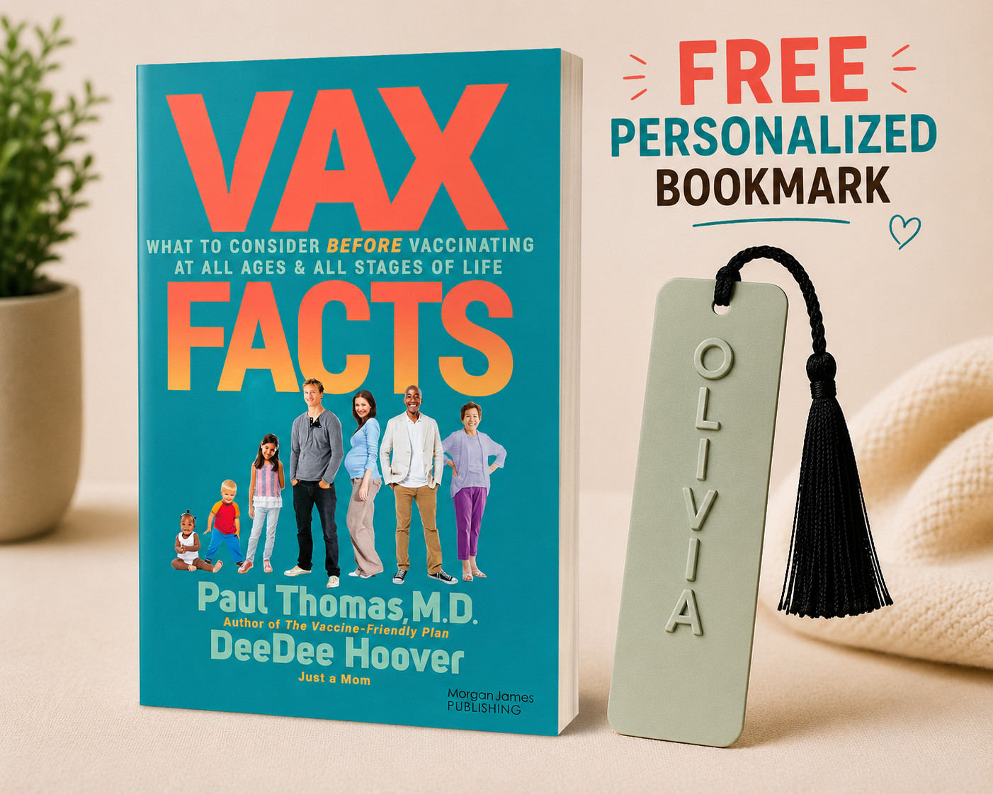 Vax Facts by Paul Thomas & DeeDee Hoover Paperback + Free Personalized Bookmark