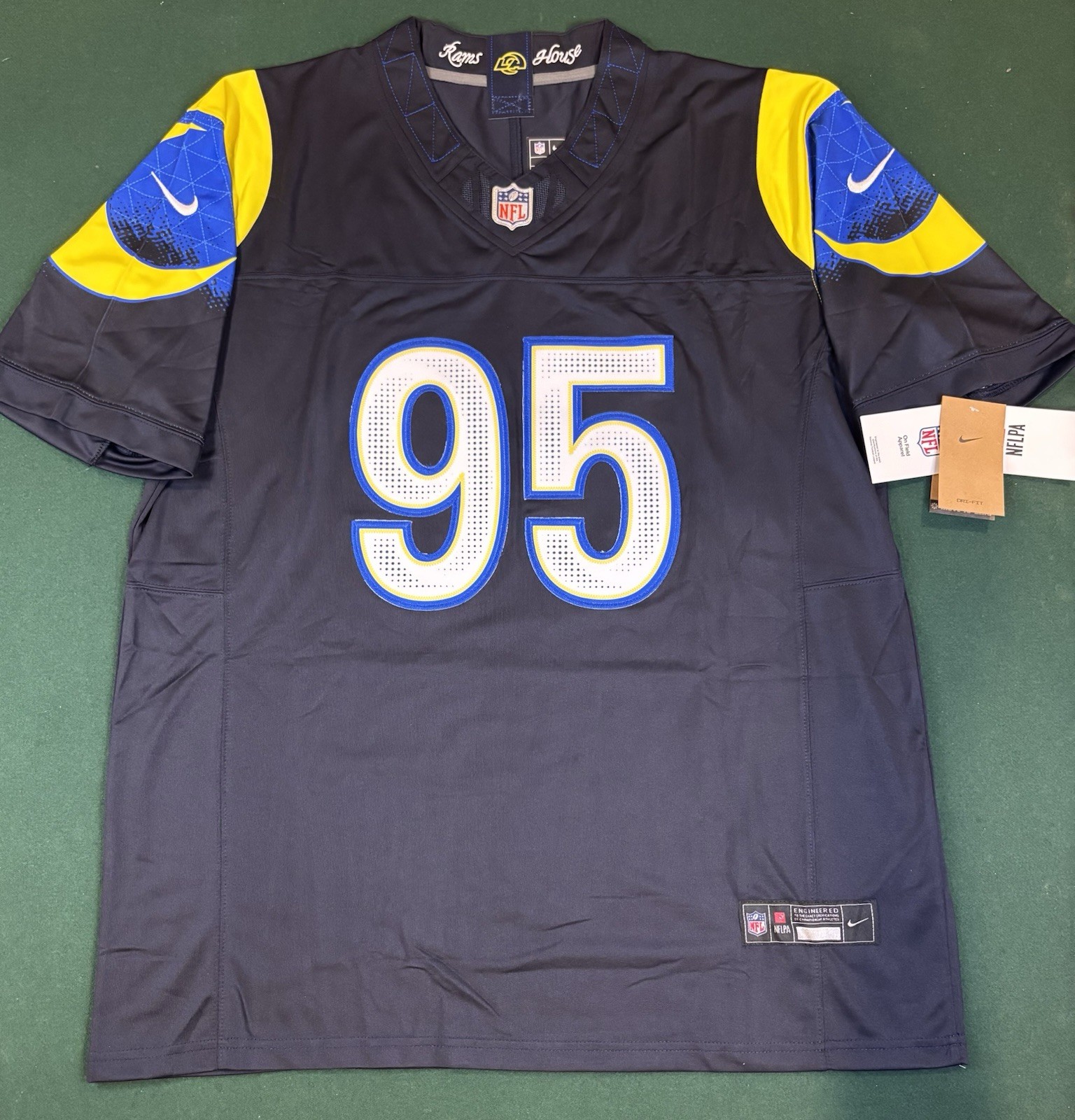 #95 Myles Garrett F.U.S.E Black Rivalries Limited Stitched Jersey size L NEW