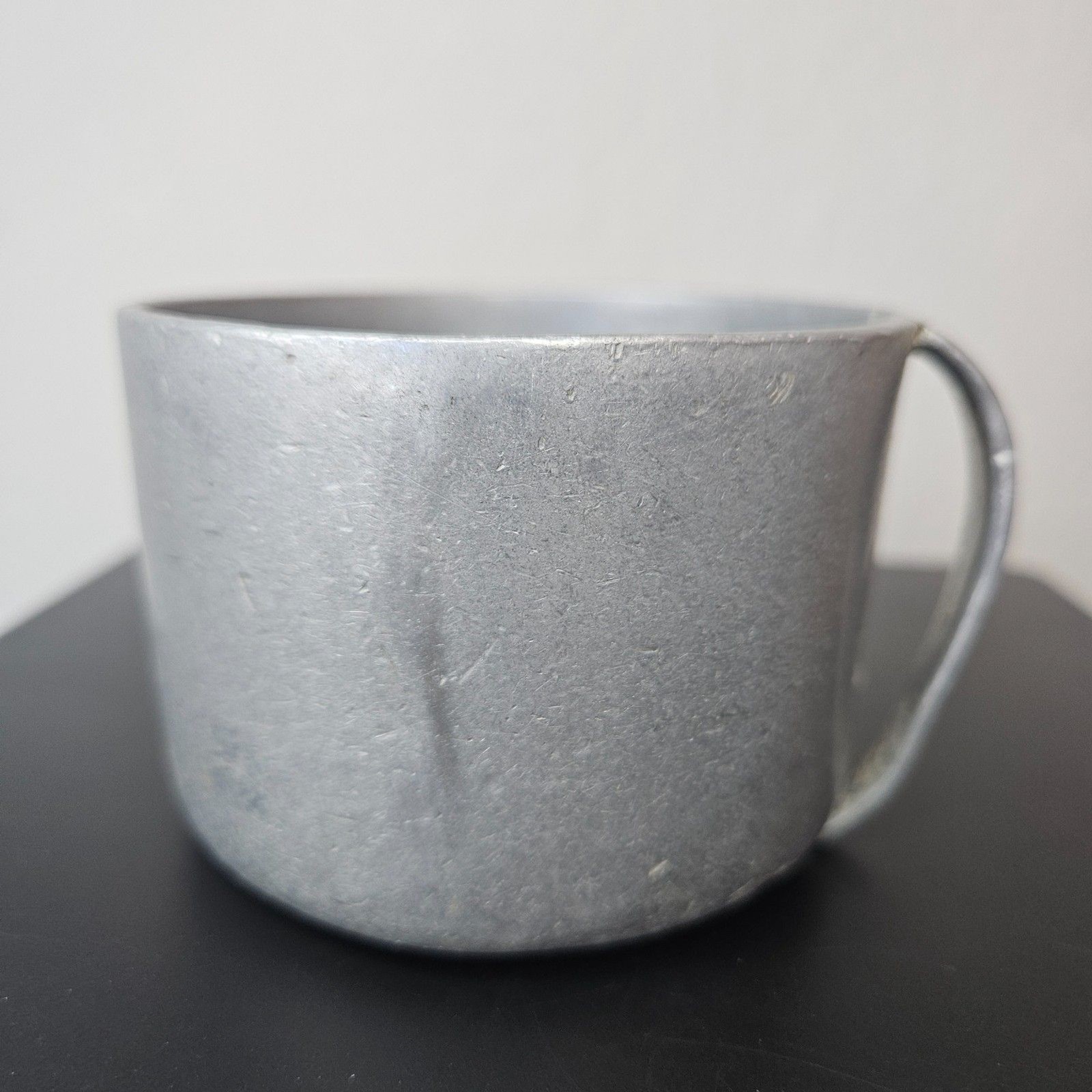 Rare Wagner Ware Cast Aluminum Cup Mug Stylized Logo 1920s 1930s Antique VTG