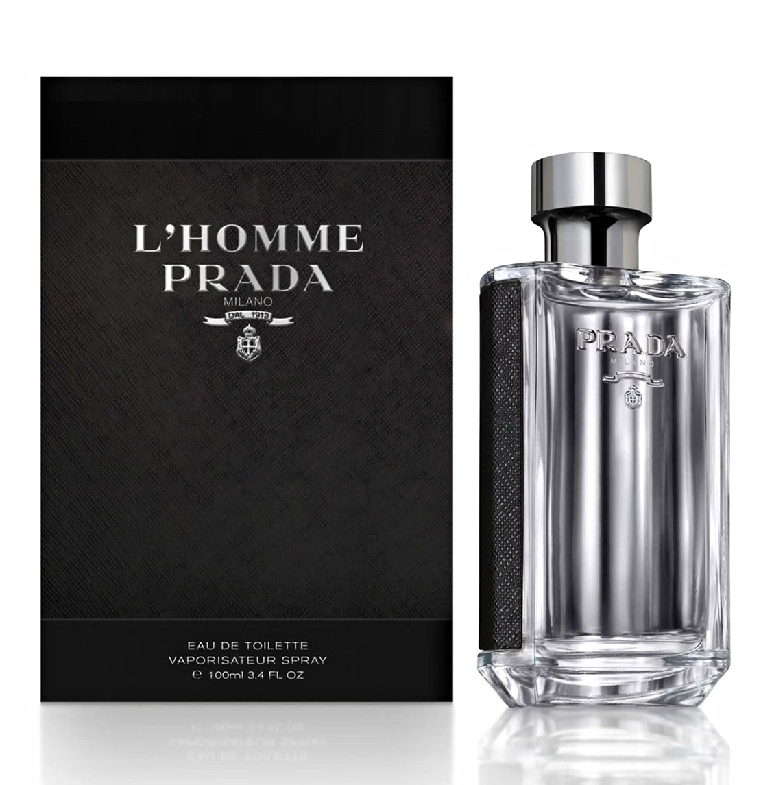 PRADA L\'Homme Eau de Toilette Spray, Regular Size 100ml / 3.4 fl oz