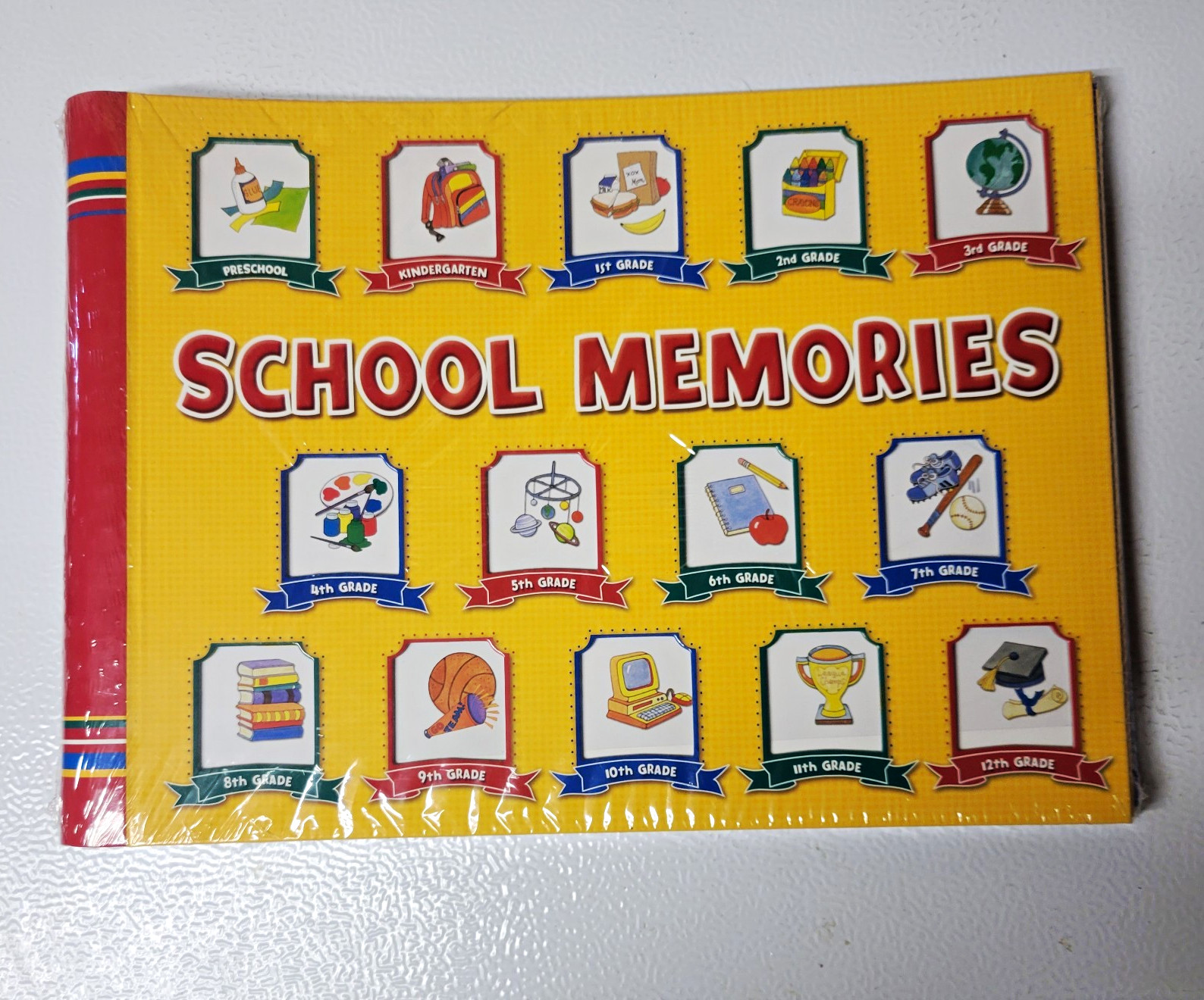 Vintage 2000\'s New Seasons School Memories 12x12 Memory Book Scrapbook Album