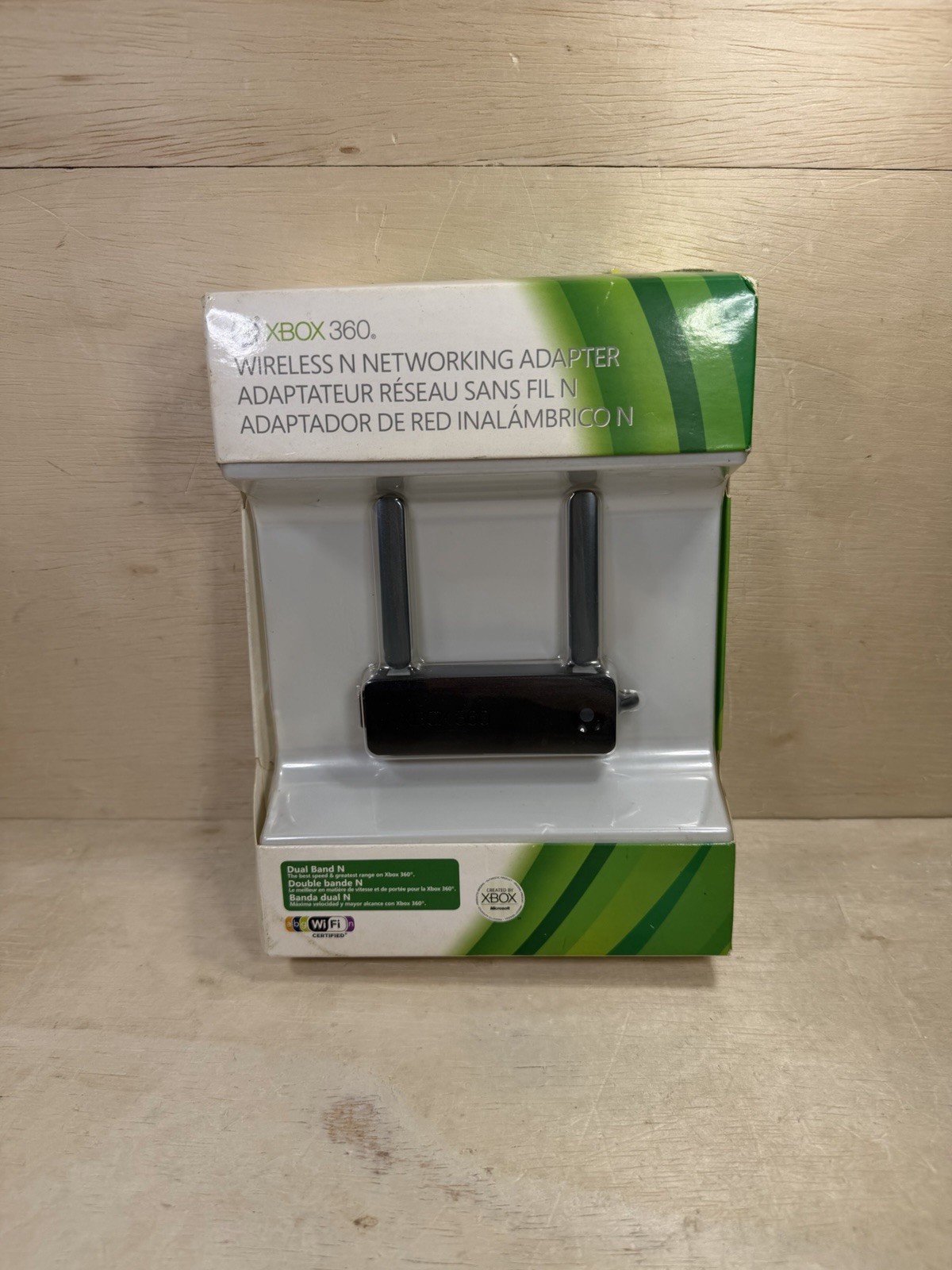 Official OEM Microsoft Xbox 360 N Wireless Networking Adapter Black NEW NOS