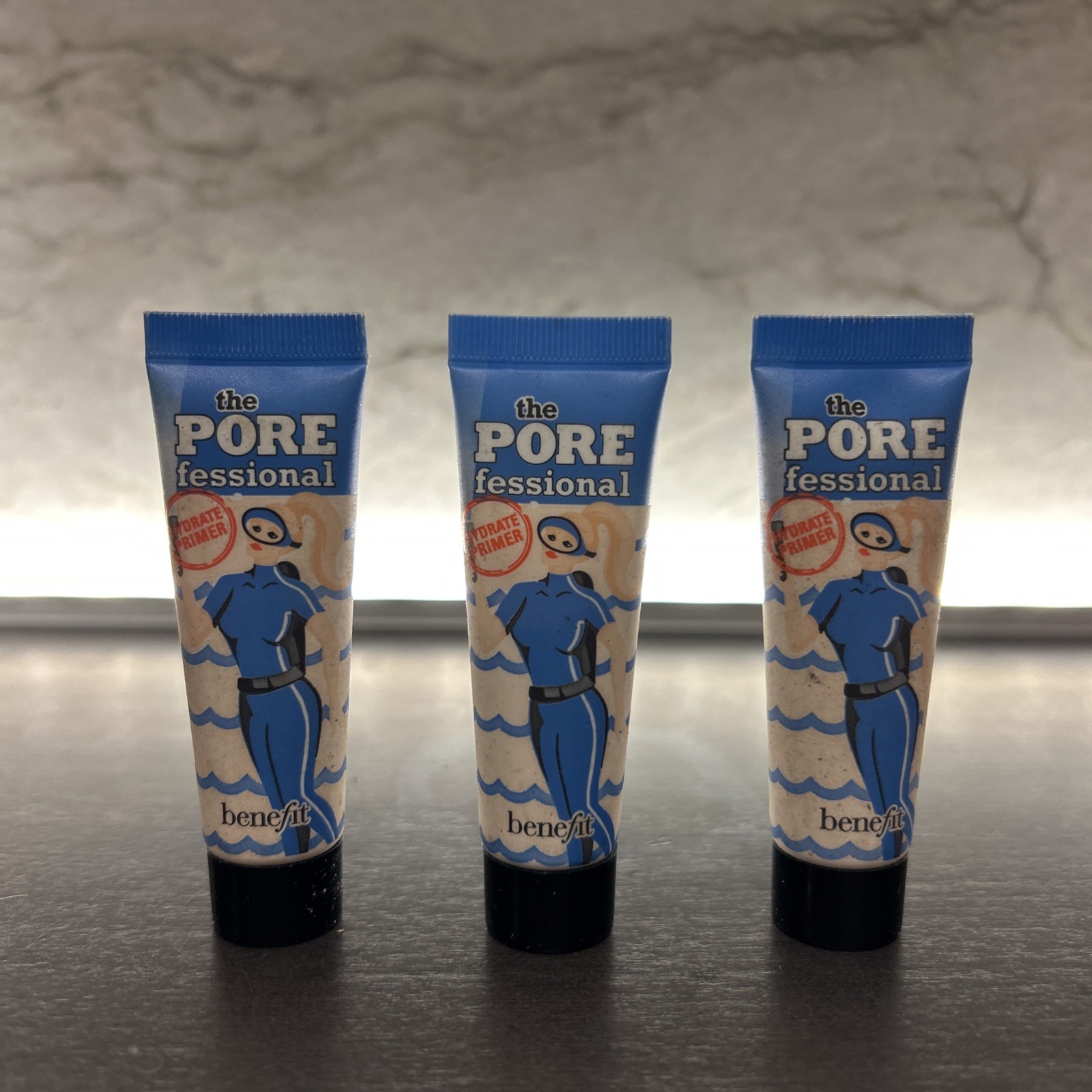3x Benefit the Porefessional Hydrate Primer 0.25oz sealed unboxed 3x Benefit the Porefessional Hydrate Primer 0.25oz sealed unboxed