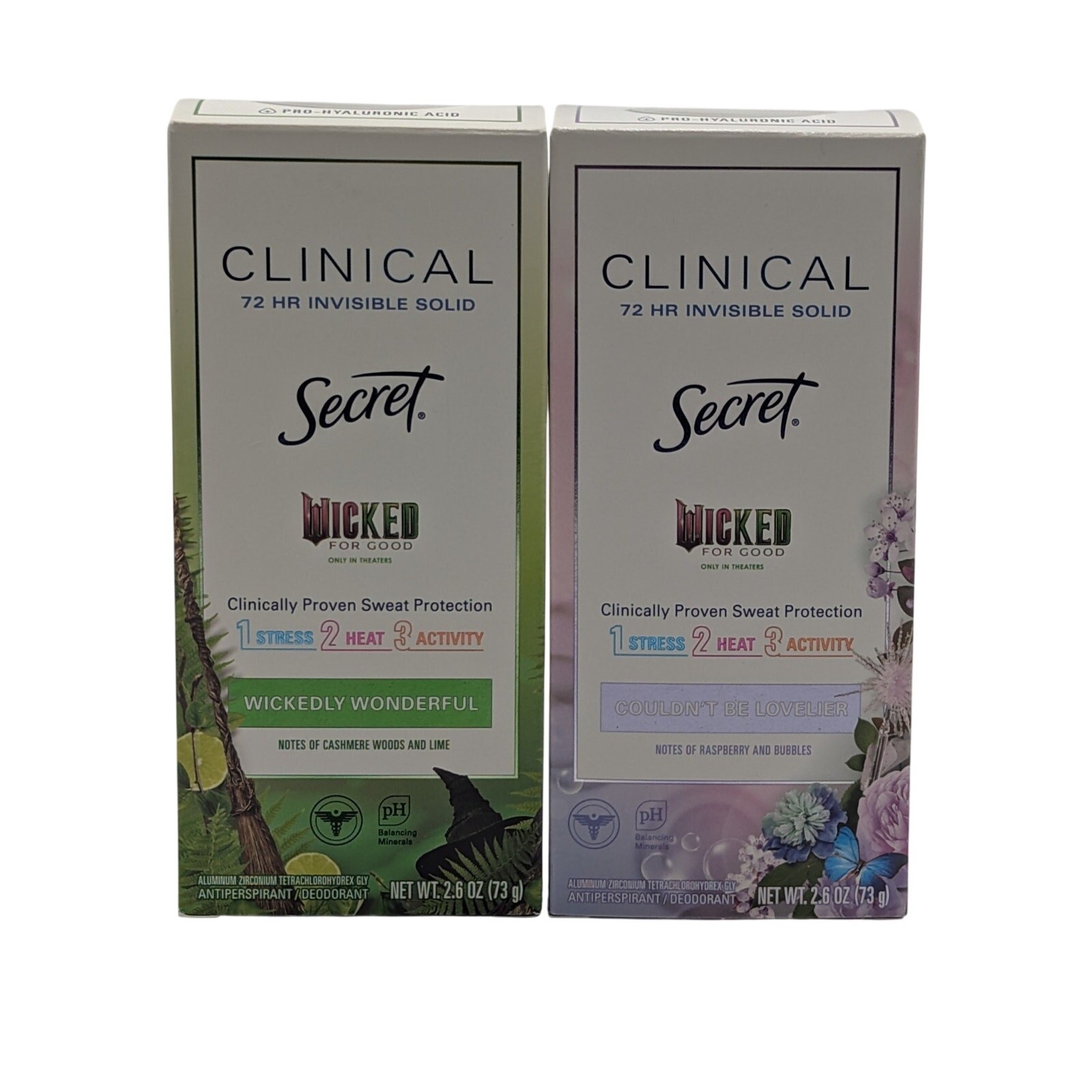 2x Secret Clinical Deodorant Limited Edition Wicked Wickedly Wonderful NEW 2x Secret Clinical Deodorant Limited Edition Wicked Wickedly Wonderful NEW