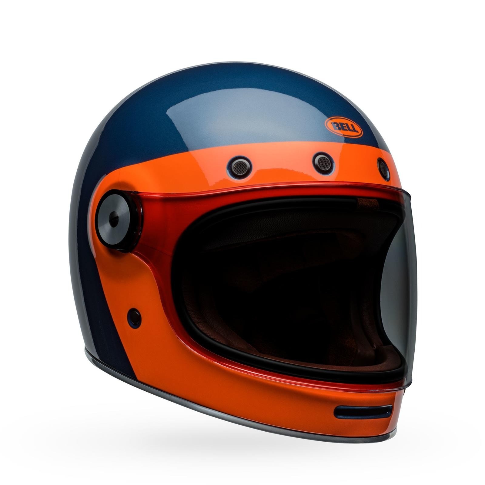Bell Adult's Bullitt Motorcycle Helmet - Vader Dark Blue/Orange - XL - 7156925